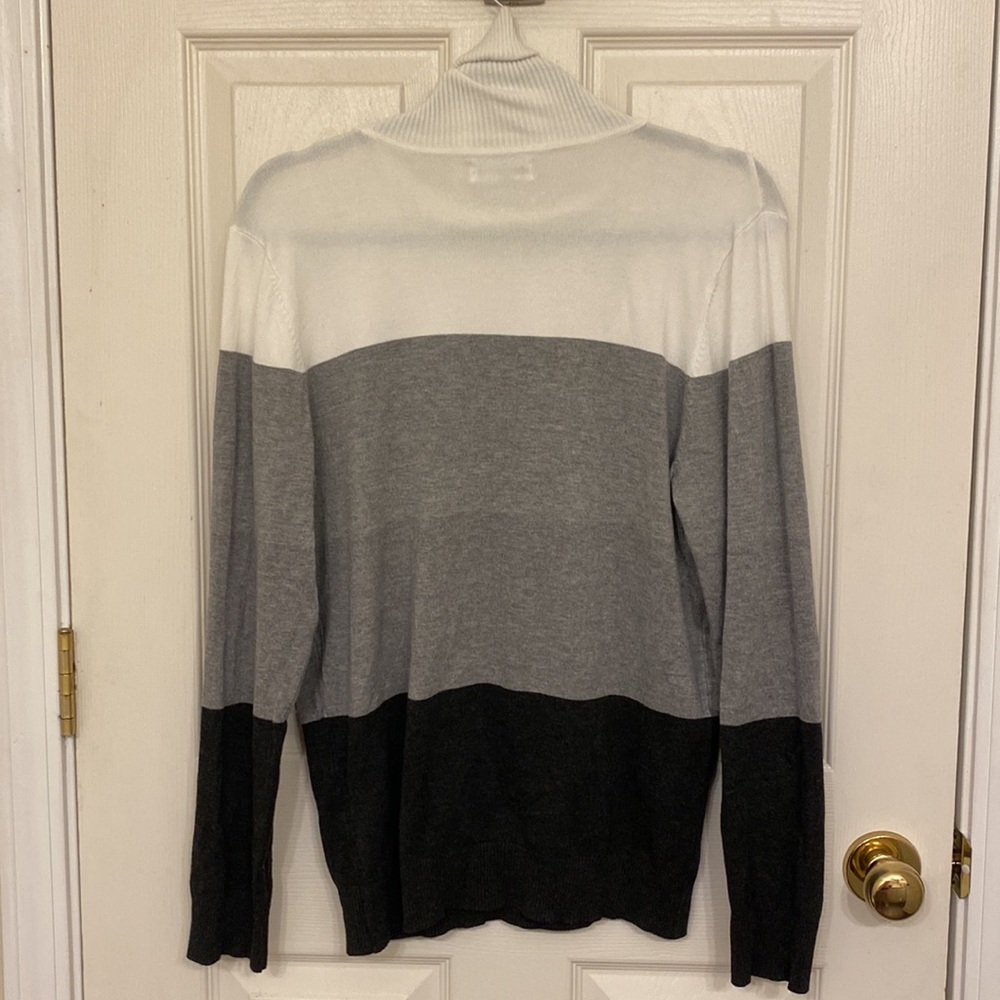 Calvin Klein Lightweight Color-Block Turtleneck - image 6